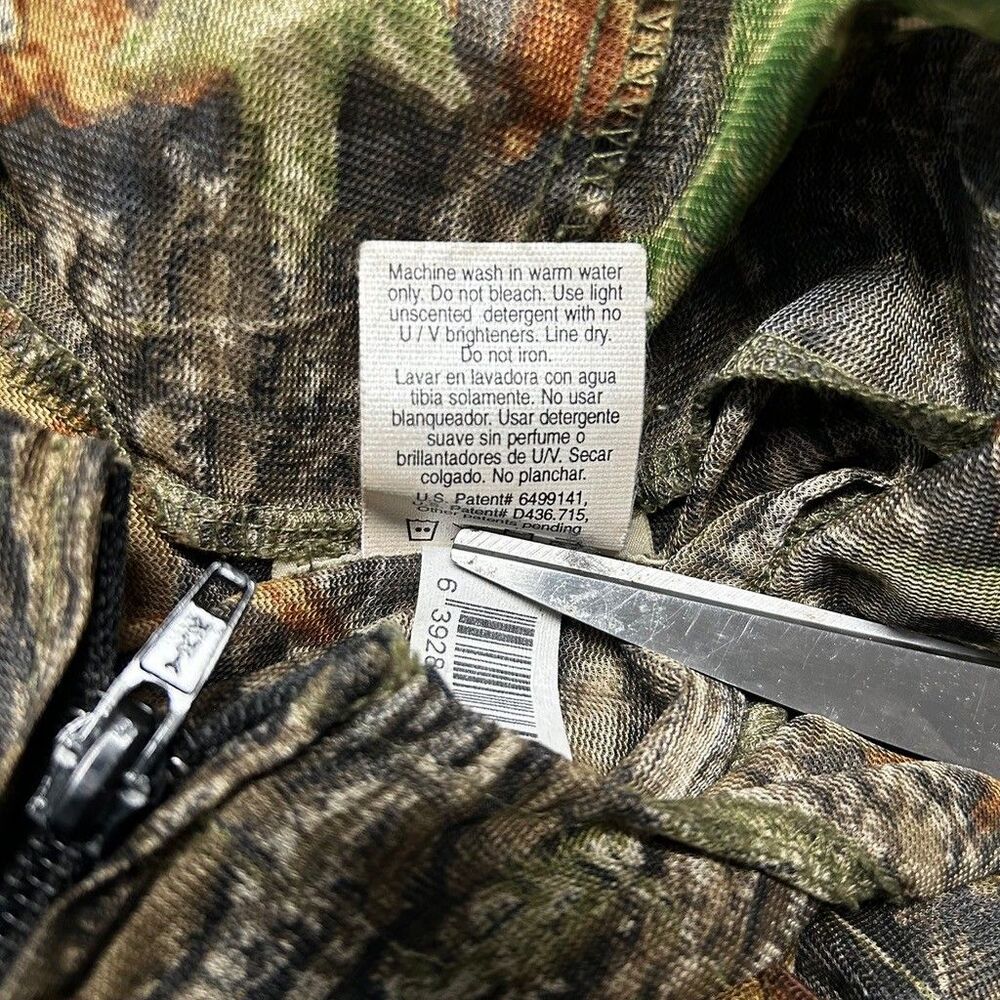 Underbrush Mossy Oak Break Up Camo Ghillie Jacket Mens L/XL 3D Leafy Hunting - Picture 9 of 9